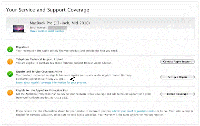 How to Check Your Macbook Warranty Status