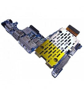 כרטיס שקע טעינה / אודיו לתיקון במחשב מקבוק Apple Macbook Pro A1226 Usb Audio Dc Power Board 820-2102-A