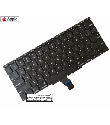החלפת מקלדת למחשב נייד אפל מקבוק אייר Apple Macbook Air A1466 A1465 13.3" 11" US Keyboard - 661-6629