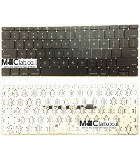 החלפת מקלדת במחשב מקבוק Apple A1534 MacBook Core M1.3 12 - Early 2015 Keyboard Replacment