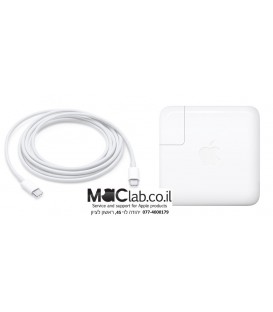 מטען מקורי למקבוק החדש טאץ בר MacBook Pro 15" with Touch Bar 87W PD type-c power charger adapter A1719