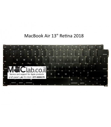מקלדת להחלפה במחשב מקבוק אייר רטינה MacBook Air 13" Retina 2018 Keyboard Replacement 